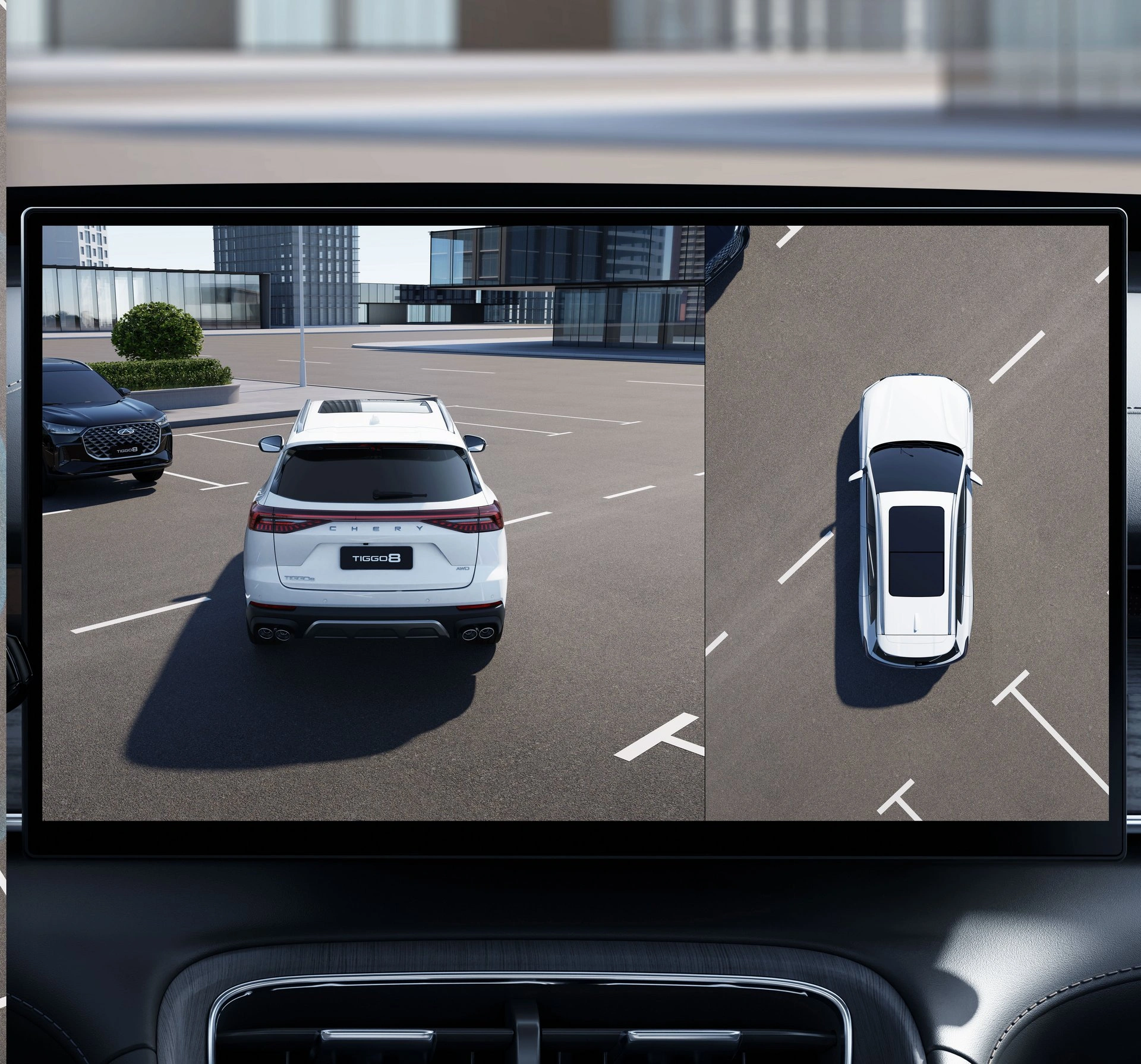 Chery Tiggo 8 csh Șasiu transparent