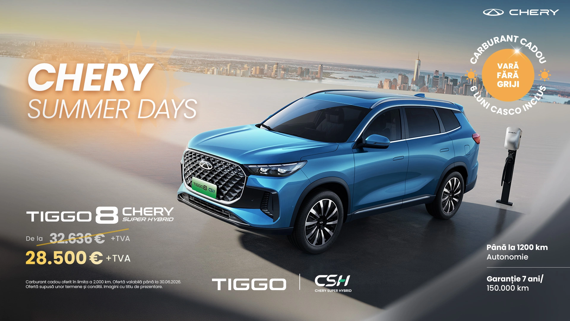 Chery TIGGO 8 CSH Luxury ofertă Chery Suceava