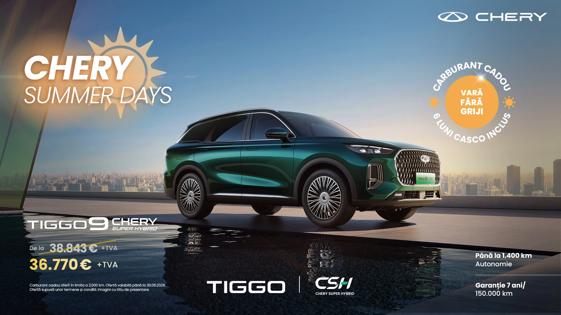 Chery TIGGO 9 CSH Unique ofertă Chery Suceava